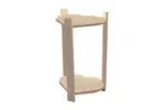 This heart shape table is a great nightstand option for a children's bedroom