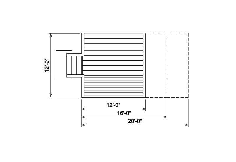 Building Plans First Floor - Oakherst Expandable Decks 002D-3002 | House Plans and More