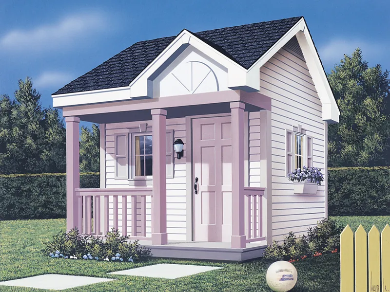 Building Plans Front Photo 01 - Merrill Children's Playhouse 002D-4505 | House Plans and More