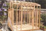 Building Plans Framing Photo - Monaca Salt Box Storage Shed 002D-4519 | House Plans and More