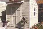 Building Plans Front Photo 01 - Monaca Salt Box Storage Shed 002D-4519 | House Plans and More