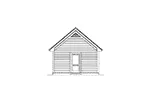 Building Plans Rear Elevation - Ellen Screened Shelter Kitchen 009D-7528 | House Plans and More