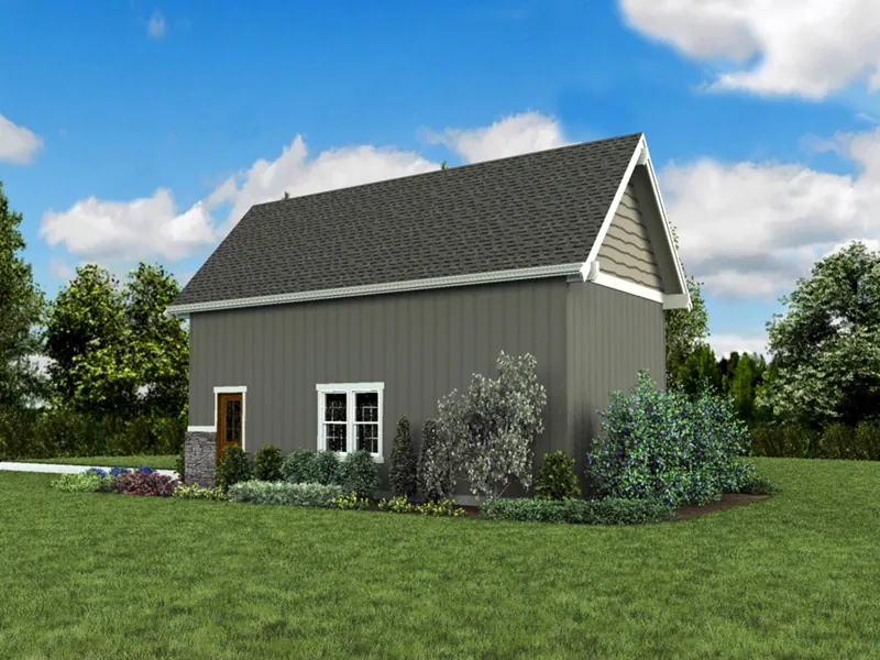 Building Plans Side View Photo 02 - 012D-6016 | House Plans and More