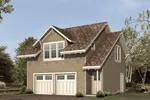 Attractive Craftsman style two-car apartment garage