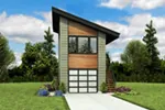 Contemporary House Plan Front Photo 02 - Frida Apartment Garage 012D-7506 | House Plans and More