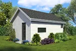 Ranch House Plan Rear Photo 01 - Moorpark Modern Studio 012D-7507 | House Plans and More