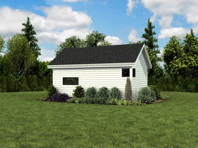 Ranch House Plan Rear Photo 02 - Moorpark Modern Studio 012D-7507 | House Plans and More