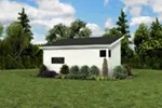 Modern Farmhouse Plan Rear Photo 02 - Morrow Modern Studio 012D-7508 | House Plans and More