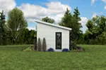 Modern Farmhouse Plan Rear Photo 07 - Morrow Modern Studio 012D-7508 | House Plans and More