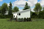 Modern Farmhouse Plan Side View Photo - Morrow Modern Studio 012D-7508 | House Plans and More