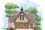 Building Plans Front of House 051D-0614
