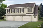 Building Plans Front of House 059D-7520