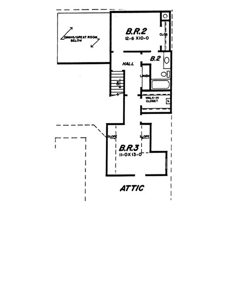 Multi-Family House Plan Second Floor - 075D-7500 | House Plans and More