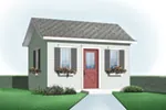 Building Plans Front of House 113D-4503