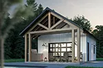 Modern House Plan Front of House 113D-7513