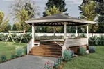 Building Plans Front of House 125D-3003