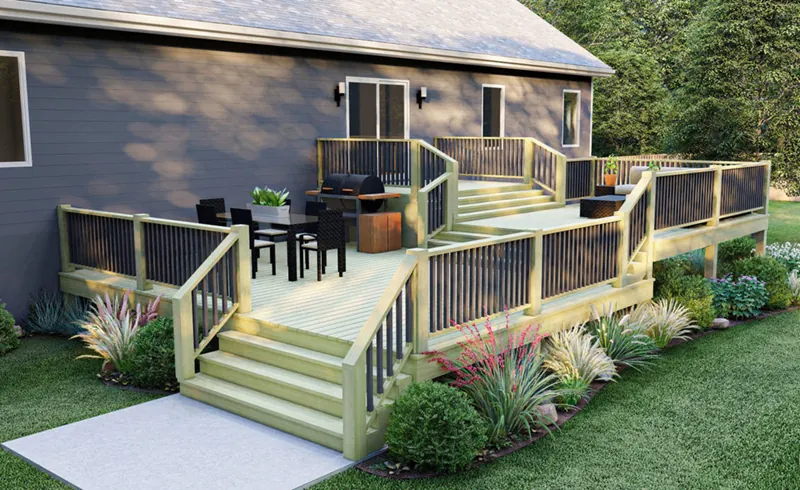 Building Plans Front of Home - 125D-3020 | House Plans and More