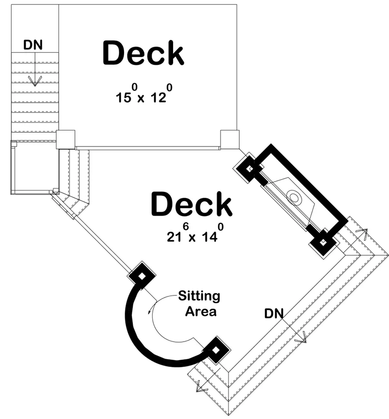 Building Plans First Floor - 125D-3031 | House Plans and More