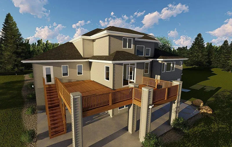 Building Plans Front of Home - 125D-3032 | House Plans and More