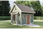 Building Plans Front of House 125D-4509
