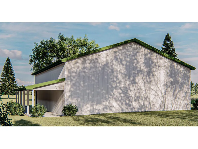 Building Plans Rear Photo 01 - 125D-7510 | House Plans and More
