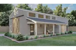 Building Plans Front of Home - 125D-7511 | House Plans and More