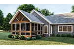Building Plans Front of House 125D-7551