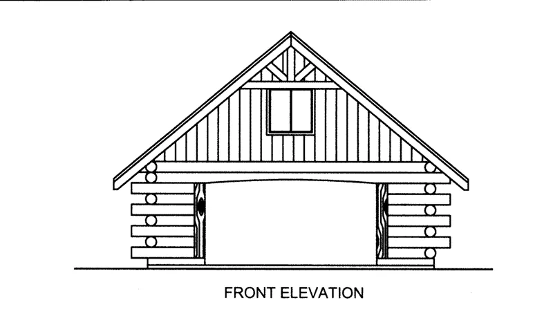 Building Plans Front Elevation -  133D-6006 | House Plans and More