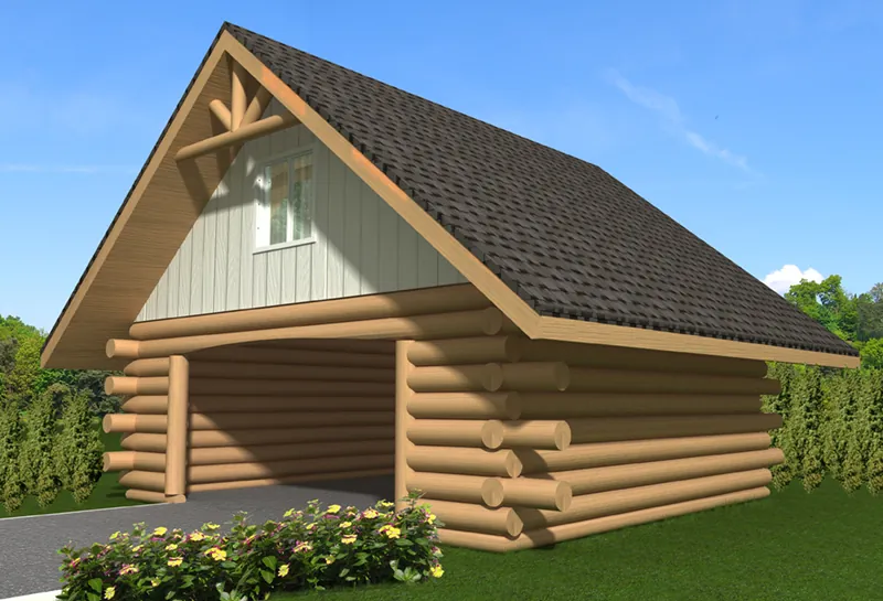 Building Plans Front of Home -  133D-6006 | House Plans and More
