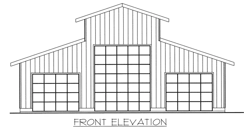 Building Plans Front Elevation - 133D-6011 | House Plans and More
