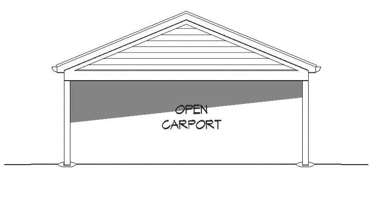 Building Plans Left Elevation -  142D-6044 | House Plans and More