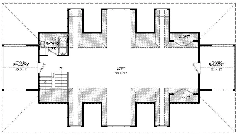 Country Project Plan Second Floor 142D-6052