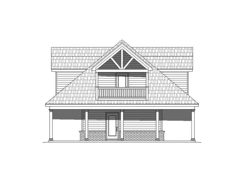 Country House Plan Left Elevation -  142D-6052 | House Plans and More