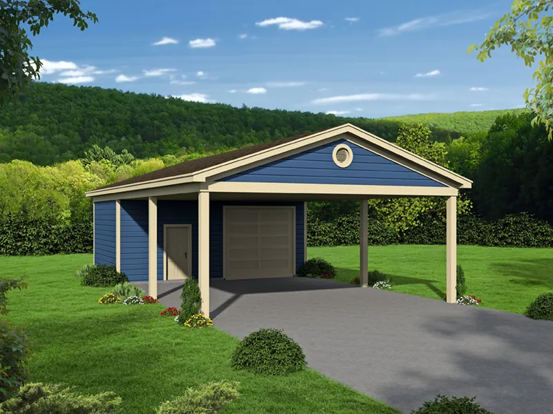 Building Plans Front of Home -  142D-6158 | House Plans and More