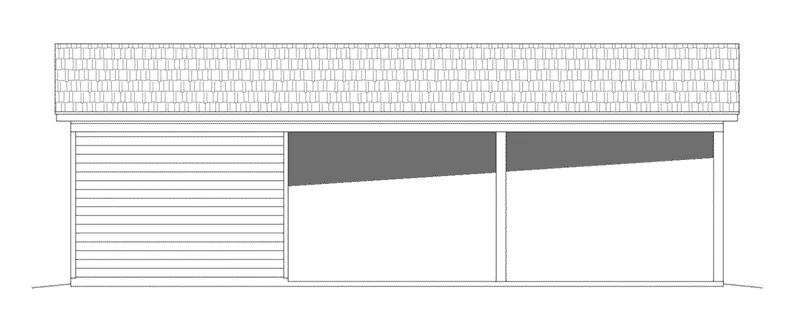 Building Plans Left Elevation -  142D-6158 | House Plans and More