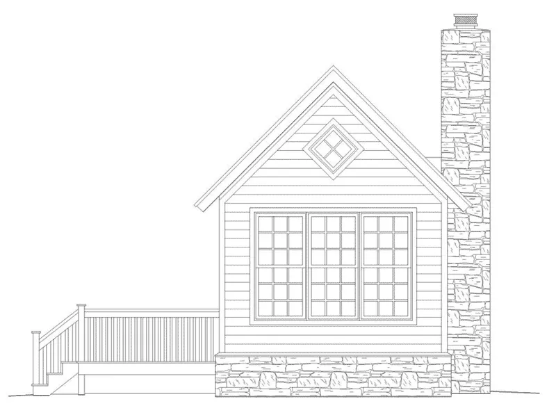 Ranch House Plan Right Elevation -  142D-7506 | House Plans and More