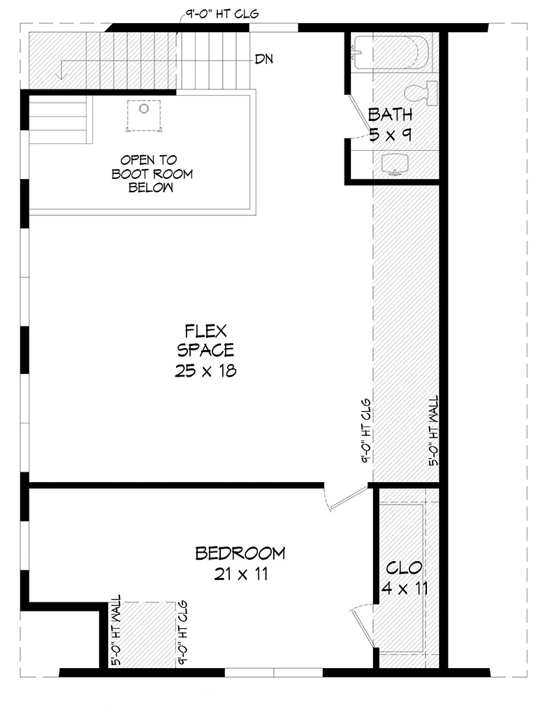 Building Plans Second Floor - 142D-7645 | House Plans and More